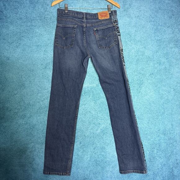 Levi's 502 Regular Taper Big Boy's Blue Jeans 20 Regular 30W 30L - Picture 2 of 16